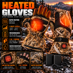 Veyrno Camo Heated Gloves