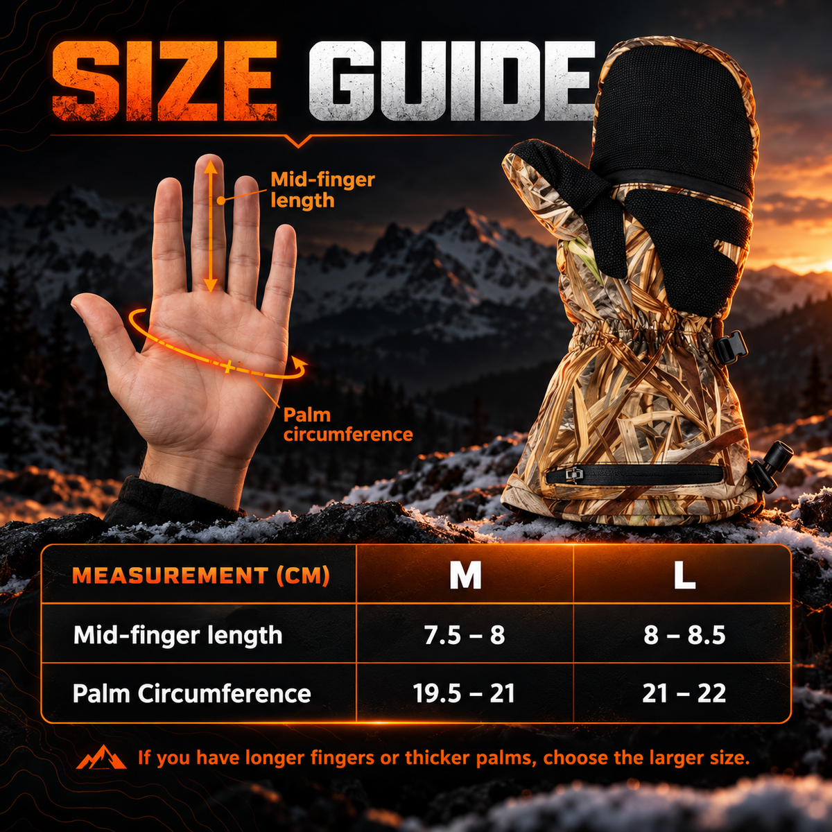 Veyrno Camo Heated Gloves